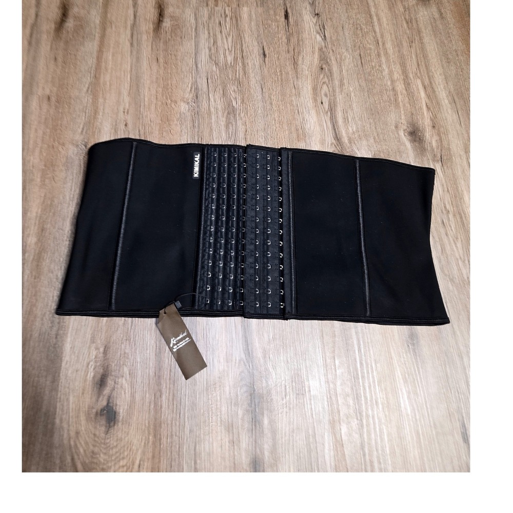 NWT Kimikal size 5XL Black Waist Trainer Shaper Corset